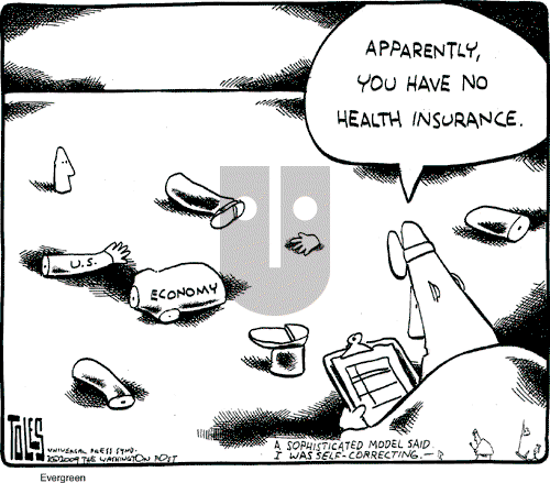 Tom Toles on Tuesday July 14, 2009 Comic Strip