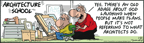 Frank and Ernest on Monday January 21, 2019 Comic Strip