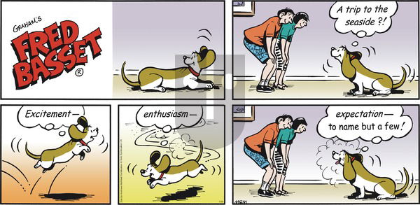 Fred Basset on Sunday July 29, 2018 Comic Strip