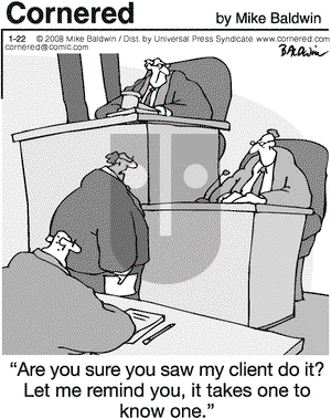 Cornered on Tuesday January 22, 2008 Comic Strip