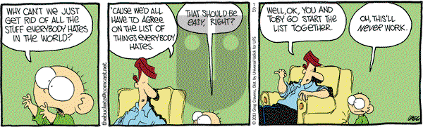 The Buckets on Thursday July 25, 2013 Comic Strip