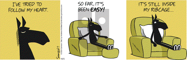 Dark Side of the Horse - Saturday October 5, 2024 Comic Strip