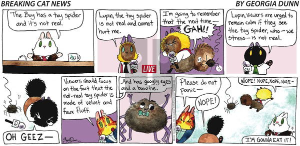 Breaking Cat News - Sunday August 14, 2022 Comic Strip