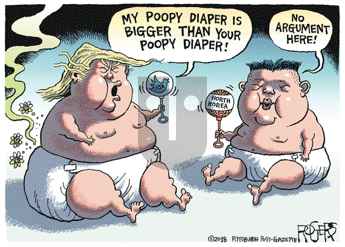 Rob Rogers on Thursday January 4, 2018 Comic Strip