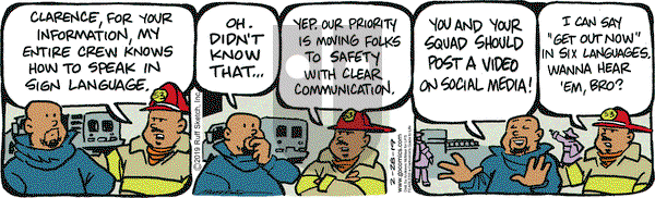 JumpStart on Thursday February 28, 2019 Comic Strip