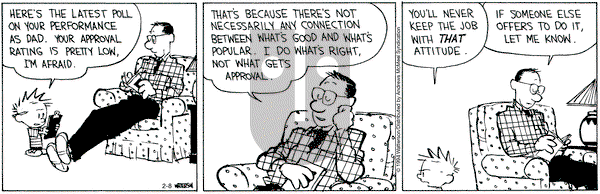 Calvin and Hobbes - Thursday February 8, 2024 Comic Strip