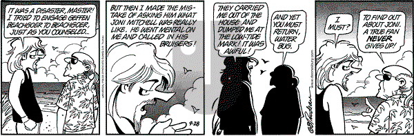 Doonesbury - Saturday September 28, 2002 Comic Strip