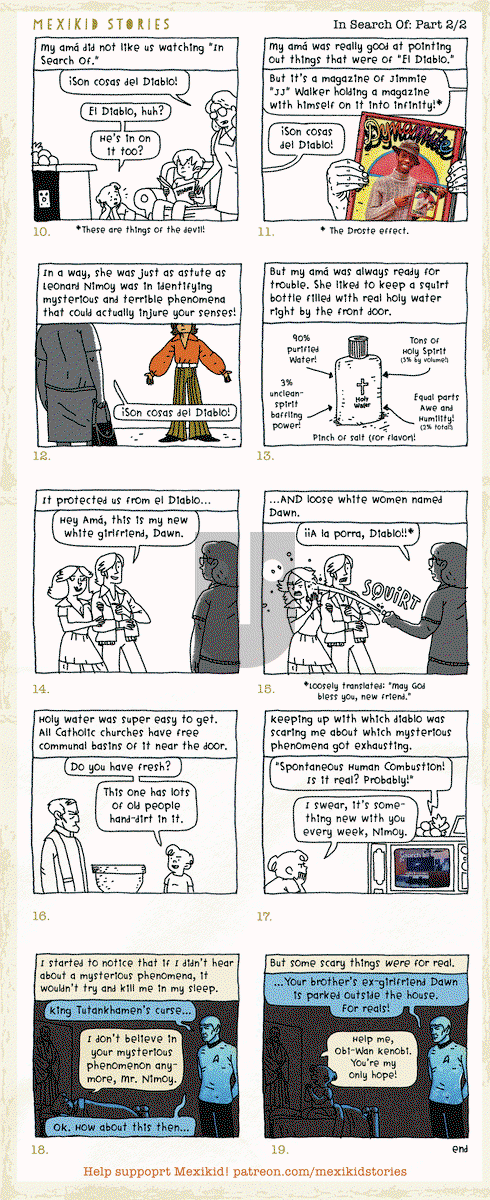 Mexikid Stories on Friday October 6, 2023 Comic Strip