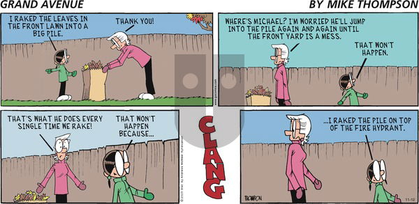 Grand Avenue on Sunday November 12, 2023 Comic Strip