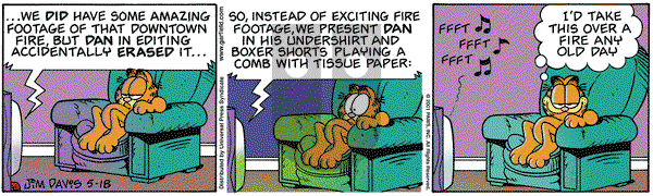 Garfield - Friday May 18, 2001 Comic Strip
