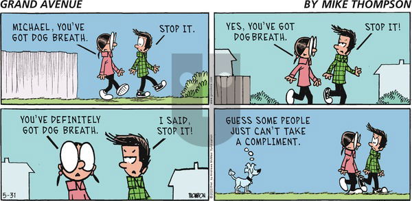 Grand Avenue on Sunday May 31, 2020 Comic Strip