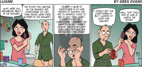 Luann on Sunday July 18, 2010 Comic Strip