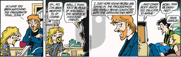Doonesbury on Tuesday January 26, 1999 Comic Strip