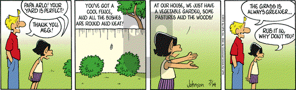 Arlo and Janis on Monday July 14, 2014 Comic Strip