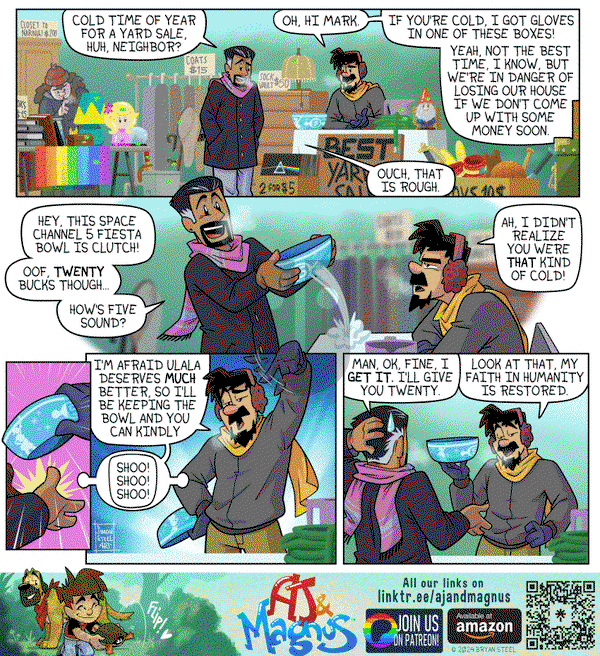 AJ and Magnus on Saturday March 2, 2024 Comic Strip