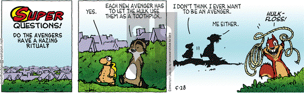 Over the Hedge on Saturday May 28, 2016 Comic Strip