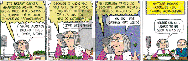 Cathy Classics on Tuesday October 22, 2002 Comic Strip