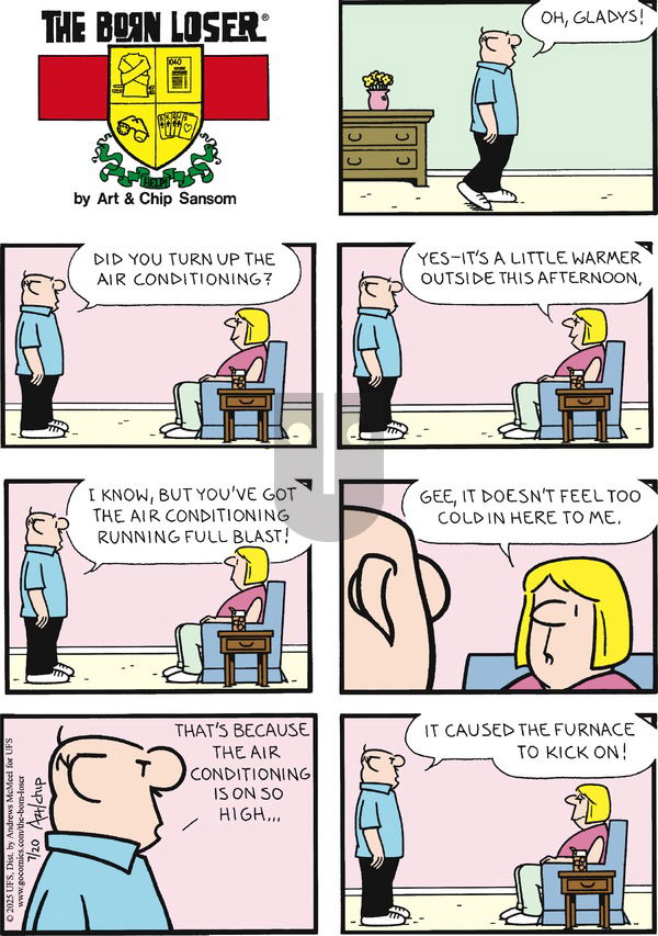 The Born Loser on Sunday July 20, 2025 Comic Strip