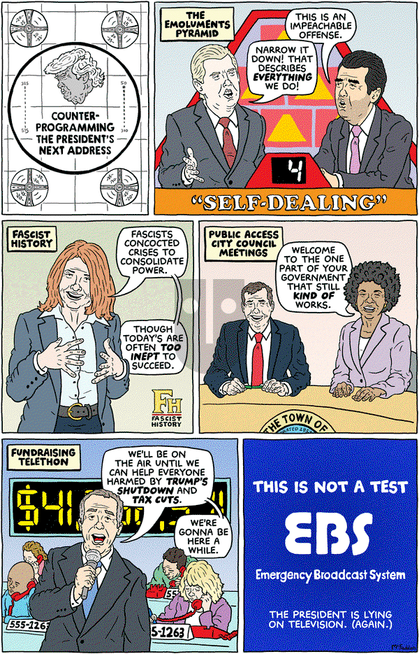 Brian McFadden - Monday January 14, 2019 Comic Strip