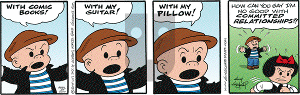 Nancy on Thursday April 27, 2017 Comic Strip