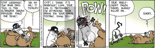Get Fuzzy on Saturday February 2, 2013 Comic Strip