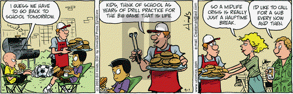 Cleats on Monday September 1, 2003 Comic Strip