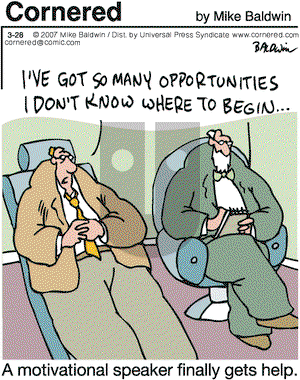 Cornered on Wednesday March 28, 2007 Comic Strip