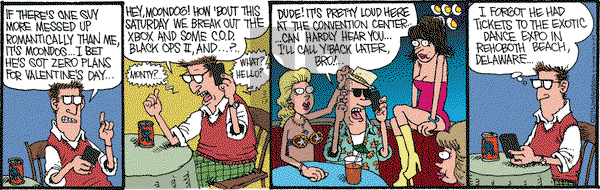 Monty on Friday February 13, 2015 Comic Strip