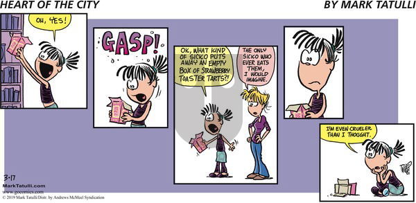 Heart of the City on Sunday March 17, 2019 Comic Strip