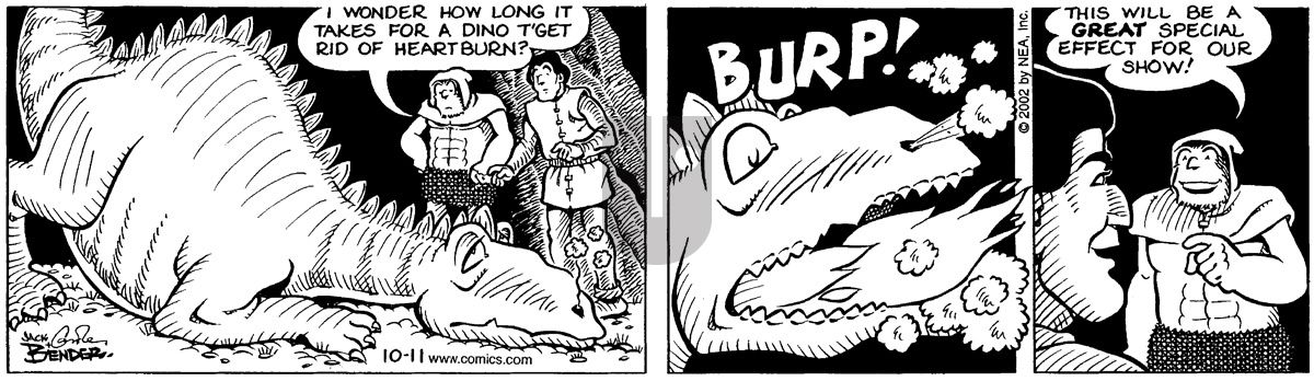 Alley Oop - Friday October 11, 2002 Comic Strip