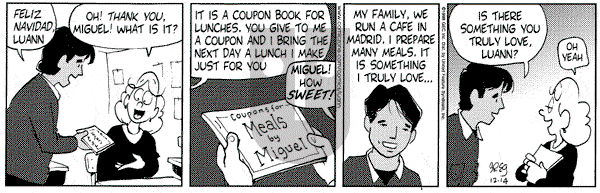 Luann on Wednesday December 16, 1998 Comic Strip