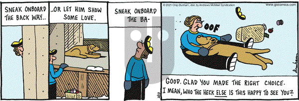 Overboard on Saturday March 13, 2021 Comic Strip