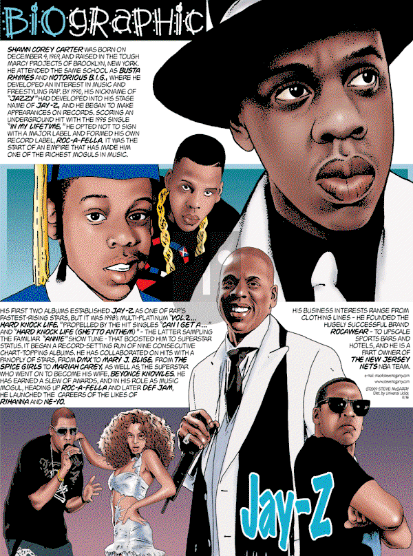 Biographic on Sunday November 15, 2009 Comic Strip