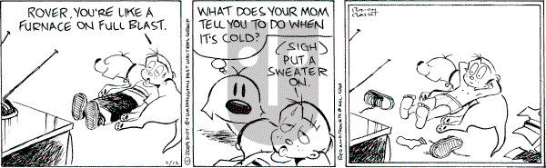 Red and Rover on Thursday February 12, 2009 Comic Strip