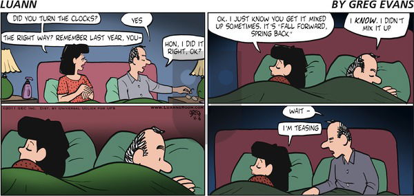 Luann on Sunday November 6, 2011 Comic Strip