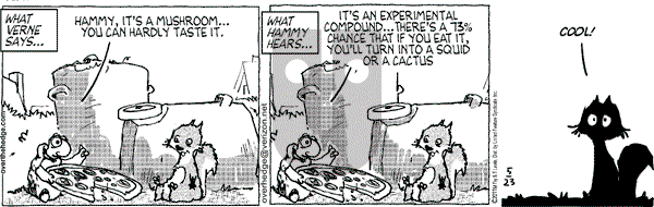 Over the Hedge on Monday May 23, 2011 Comic Strip