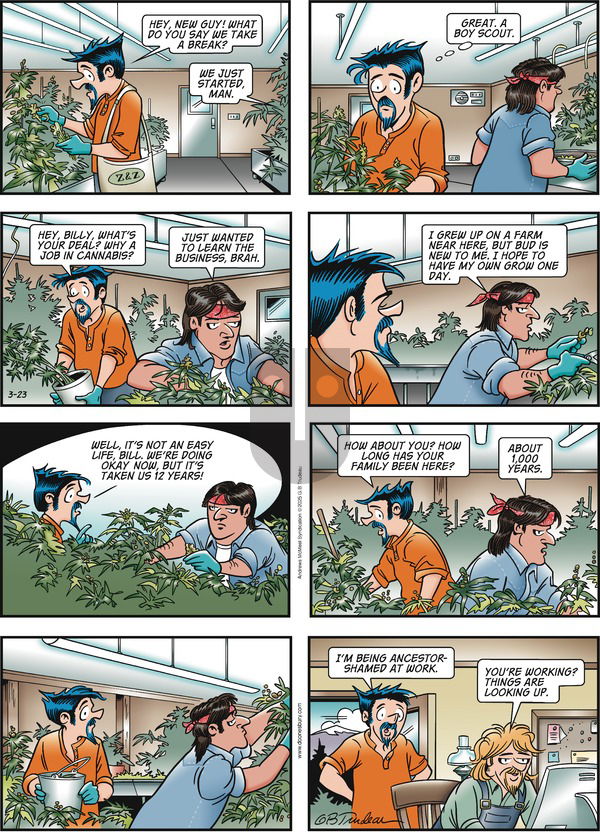 Doonesbury on Sunday March 23, 2025 Comic Strip