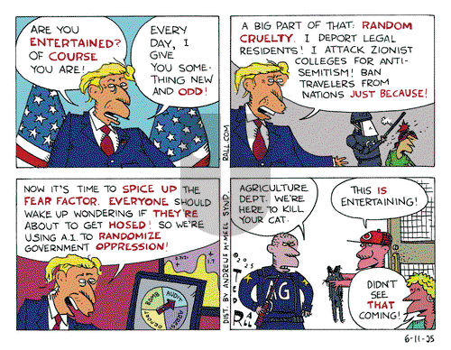 Ted Rall on Wednesday June 11, 2025 Comic Strip