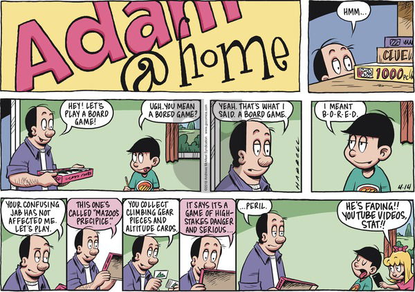 Adam@Home on Sunday April 14, 2019 Comic Strip