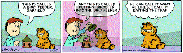 Garfield on Friday April 22, 1994 Comic Strip