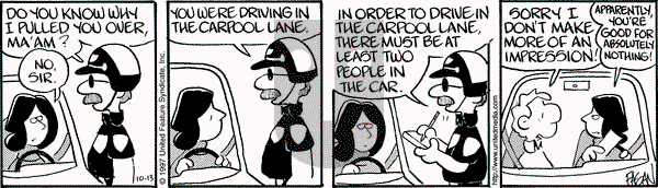 Drabble on Monday October 13, 1997 Comic Strip
