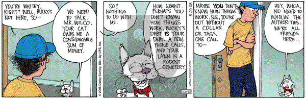 Get Fuzzy on Tuesday May 20, 2008 Comic Strip