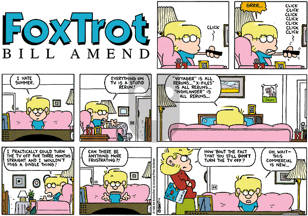 FoxTrot - Sunday July 12, 1998 Comic Strip