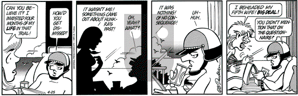 Doonesbury on Tuesday April 25, 1995 Comic Strip