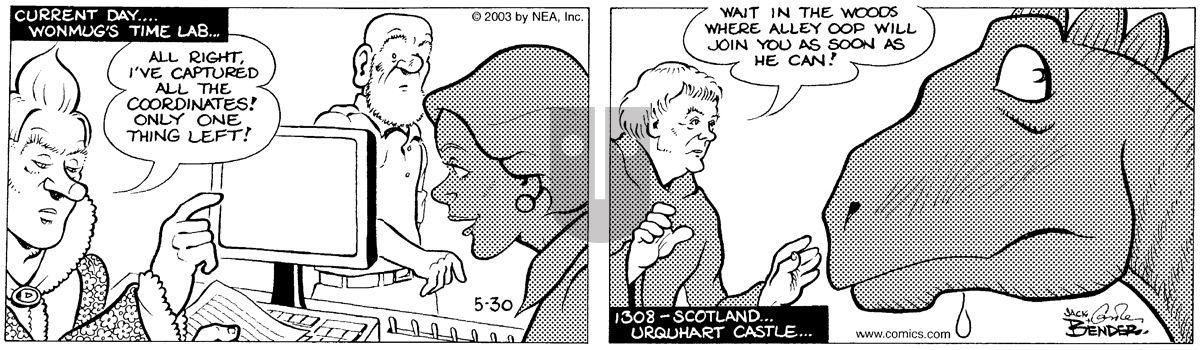 Alley Oop - Friday May 30, 2003 Comic Strip