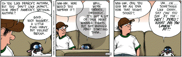 Get Fuzzy on Friday March 4, 2011 Comic Strip