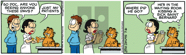 Garfield on Thursday July 6, 2006 Comic Strip