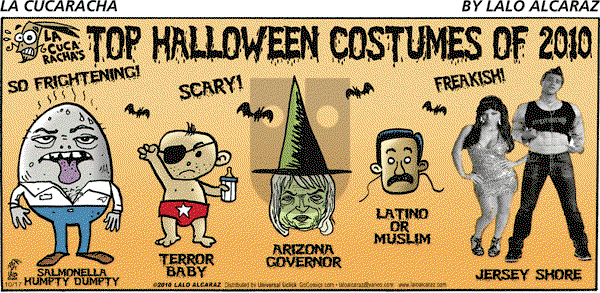 La Cucaracha on Sunday October 17, 2010 Comic Strip
