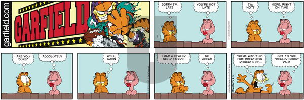 Garfield on Sunday February 4, 2018 Comic Strip