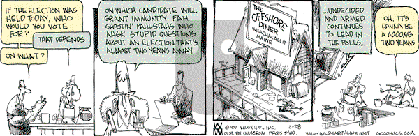 Non Sequitur on Wednesday February 28, 2007 Comic Strip